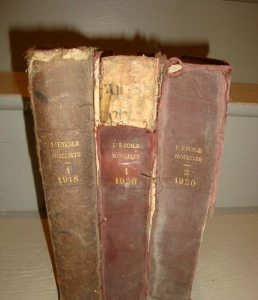Livres ancien "L'étoile Noeliste" lot de 3