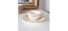 Villeroy et Boch service à thé huit tasses, soucoupes, pot à