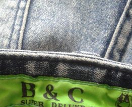 B&amp;C  Super Deluxe Jeans 95% Cotton / 5% Spandex