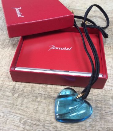 Collier Baccarat coeur