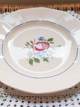 Plat à gâteau Digoin Sarreguemines modèle "LINE" Grande assi