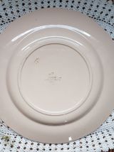 Plat à gâteau Digoin Sarreguemines modèle "LINE" Grande assi