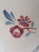 Pot à lait Faïence Digoin Sarreguemines motif Rose Fleur Por