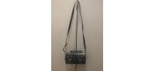 Sac vintage noir en cuir