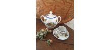 Sucrier en porcelaine fine.