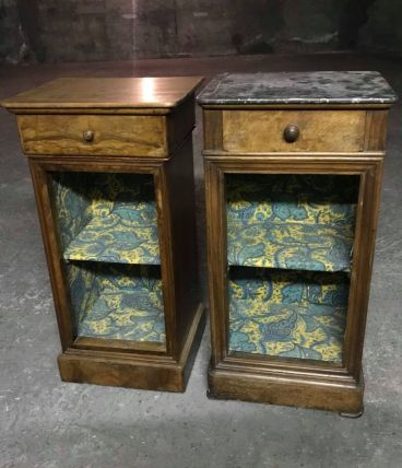 Paire de chevets ancienne vintage