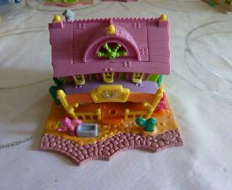 Maison Ranch polly pocket complète lumineuse