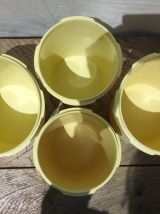 Série de 4 boites Tupperware Soleil - Années 70/80