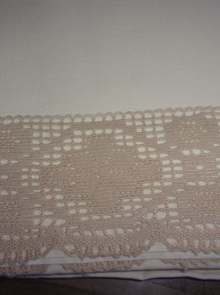 Drap ancien en coton