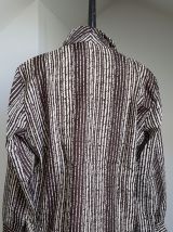 chemisier vintage  imprimer marron 
