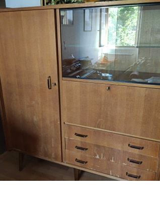 Armoire/Vitrine/Secrétaire Années 50