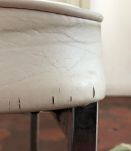 Jolie chaise américaine  vintage années 60 en skai 