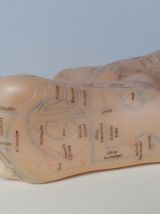 Pieds latex réflexologie objet curiosité 