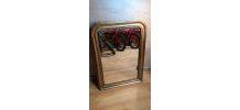 miroir louis philippe   86x62cm  dorè quelques default du a 
