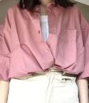 chemise vintage rose tres belle