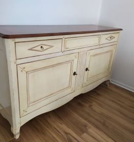 Buffet et table  Cyrano (marque Tiffany) - Merisier massif
