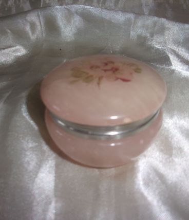 Boite à bijoux en Genuine Alabaster