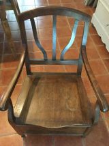 Chaise ancienne en bois noble