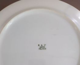 Assiette porcelaine Limoges Lazeyras Les petits maraîchers