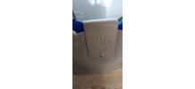 Sac beige fonçé esprit vintage