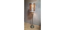 lampadaire laiton tourner cuivré abat jour 41x50cm hauteur  