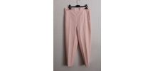 Pantalon vintage "Manoukian" carreaux vichy rose blanc