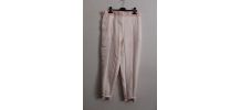 Pantalon vintage "Manoukian" carreaux vichy rose blanc