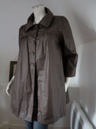 Imperméable coupe parapluie "Via 28" marron glacé T S /36