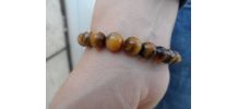 Bracelet Oeil de Tigre / Bouddha 