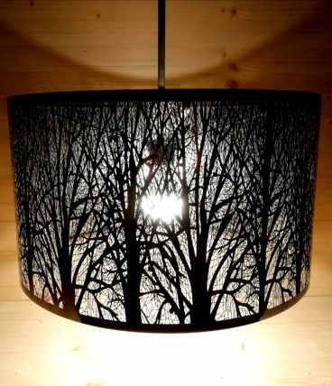 Lampe métal déco