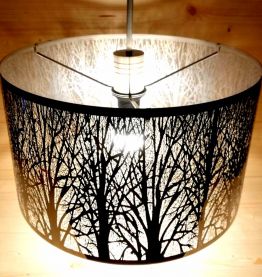 Lampe métal déco