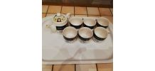 Service à café (6 tasses et verseuse)