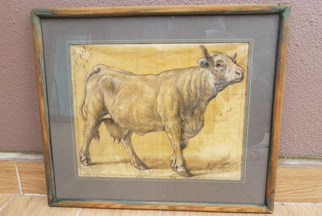 Dessin sur calque 1932 Jacqemont original numéroté