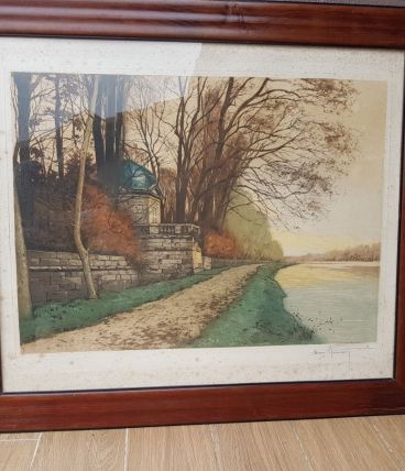 Aquateinte Henri Jourdain Original numéroté