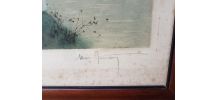 Aquateinte Henri Jourdain Original numéroté
