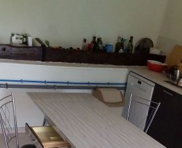 Table formica blanc 
