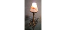 lampe pied bronze art nouveau , art deco  32xsocle 15cm  le 