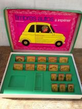 Timbres à imprimer "autos" de Fernand Nathan - Années 70