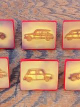 Timbres à imprimer "autos" de Fernand Nathan - Années 70