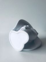 Vase visage en céramique