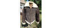 Blouson femme Taille 42 en croute de cuir de porc très chaud