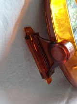 Miroir rond et étagère  vintage années 70 