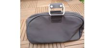 Sac de Voyage P. Balmain anthracite, Vintage,  intérieur 