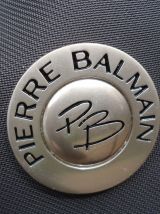 Sac de Voyage P. Balmain anthracite, Vintage,  intérieur 
