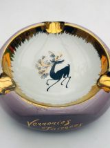CENDRIER publicitaire vintage⎮verrerie Lemal Lionne⎮art deco