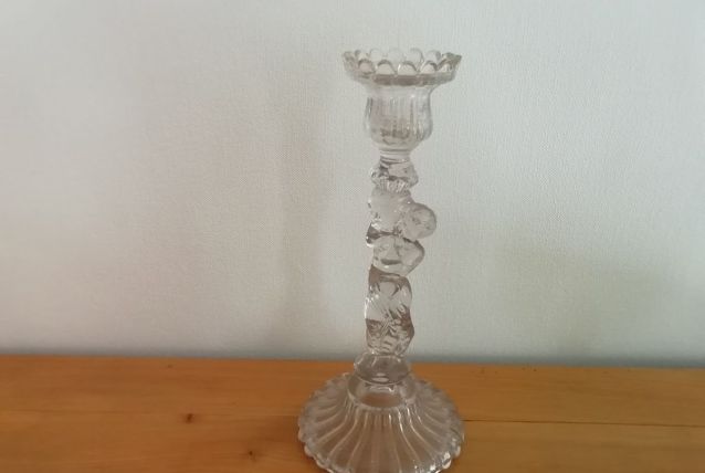 Bougeoir verre
