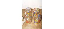 Lot de 4 verres vintage années 60/70