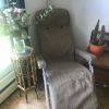 Fauteuil en tweed 