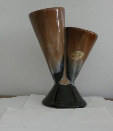 Joli VASE DOUBLE Vintage bon marché