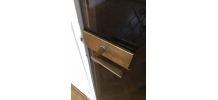 porte en verre fumé